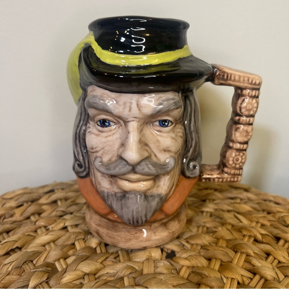 Vintage Pirate Character Mug – 6” Tall